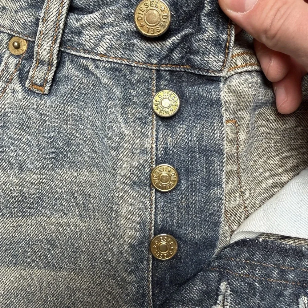 Vintage Diesel Kulter Jeans Men 29x32 Blue Straight Leg Retro Wash Made in Italy